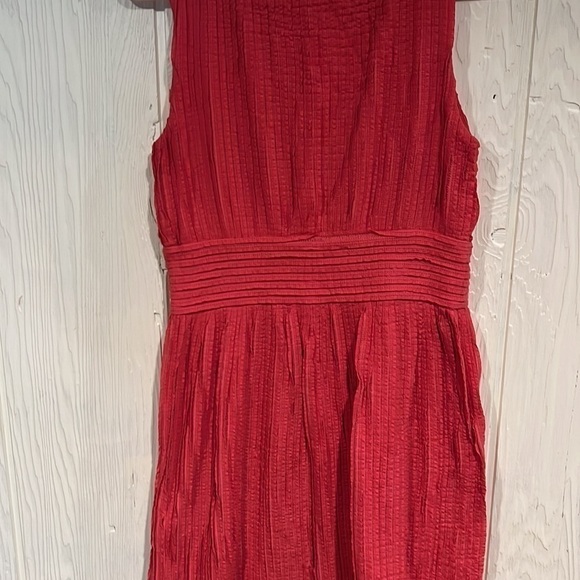 max Studio Burnt Orange Dress - Sleeveless, Lined, Size M - Picture 6 of 10